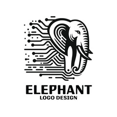 Elephant Vector Logo Design