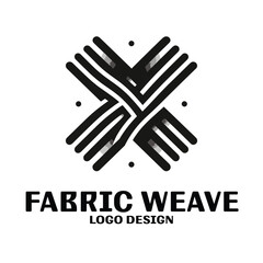 Fabric Weave Vector Logo Design