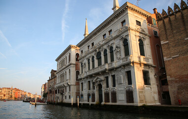Naklejka premium Palacio Belloni Battagia, Gran Canal, Venecia, Italia