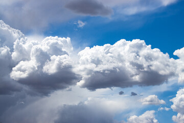 blue sky with clouds