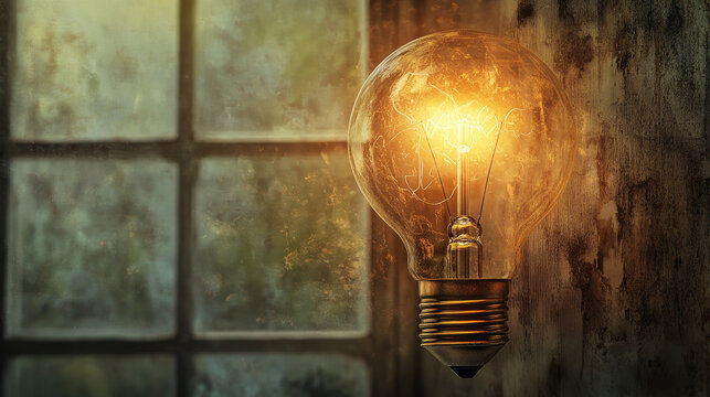 Solving puzzle together. Drawing light bulb on blackboard.
Combining the wisdom for developing new idea.
