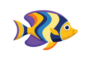 Obraz premium fish on a blue background