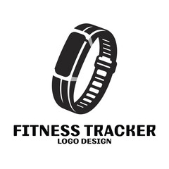 Fitness Tracker Vector Logo Design