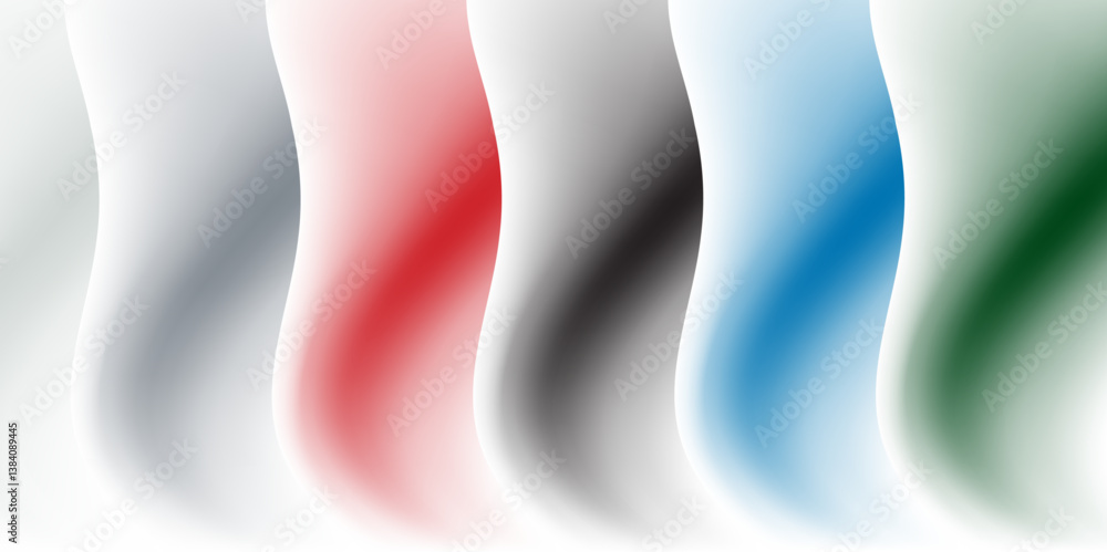 Poster abstract technology set of color modern featuring a curve colorful grainy wallpaper texture effect d