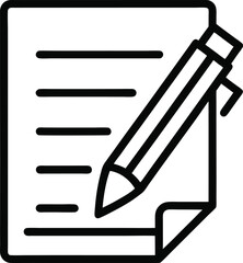 pen and paper icon