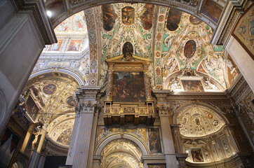 Basílica de Santa María la Mayor, Bérgamo (Italia).