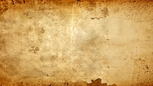 Abstract old rough parchment paper texture with distressed stains, Ai Generated.