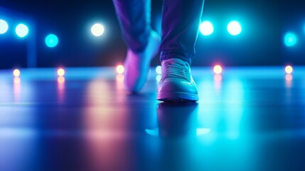 Smart indoor golf putting trainer, featuring interactive LED hole lights, touch-sensitive sensors, and adjustable speed control, minimalist design, high-tech look