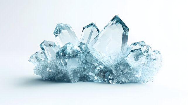 Potassium Chloride Crystals &ndash; Clear Blue 