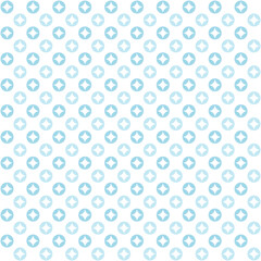 和柄の背景パターン素材 七宝模様 水色