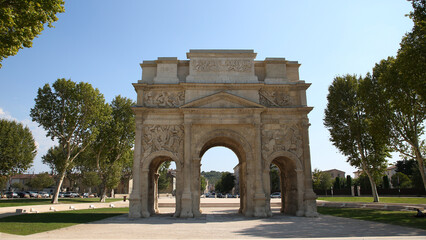 Fototapeta premium Arco del Triunfo., Orange, Francia