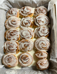 Indulge in these Absolutely Delicious Homemade Cinnamon Rolls Topped with Sweet Icing