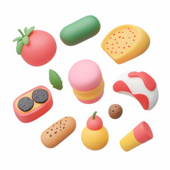 Tasty 3D Icons – Sweet and Savory Collection