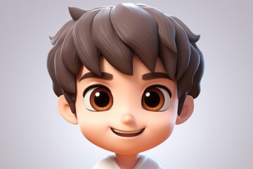 3Dアニメ系の男の子,Generative AI AI画像