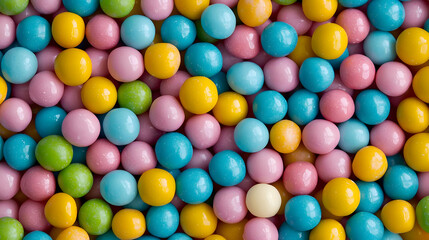 Obraz premium Colorful Candy Balls Background