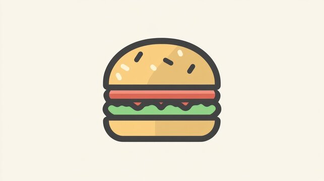 Illustrative depiction of a classic sandwich with layers of bread lettuce and tomato for culi