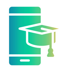 Mobile Gradient icon