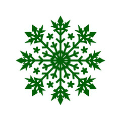 Christmas Snowflakes Illustration, Winter Season Decor