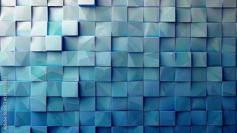 Aufkleber visually striking abstract background blue geometric texture pattern with depth and dimension, enhan