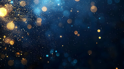 Abstract Sparkling Lights Background With Bokeh