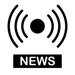 news Solid icon