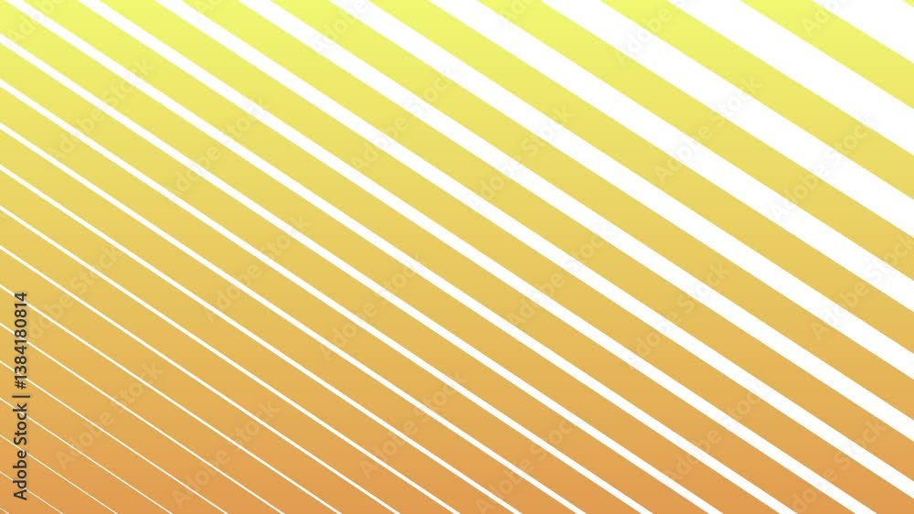 Poster a moving background of colorful stripes with gradient tones in orange and yellow. the stripes are th