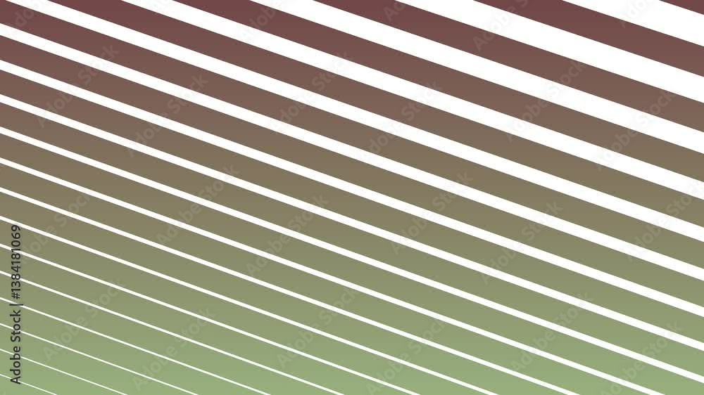 Poster a moving background of colorful stripes with gradient tones in brown and green. the stripes are thin