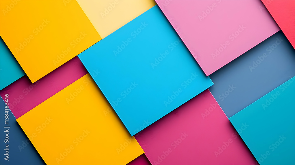 Poster abstract colorful geometric pattern background