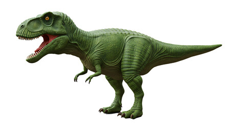 Obraz premium Tyrannosau isolated on white background 