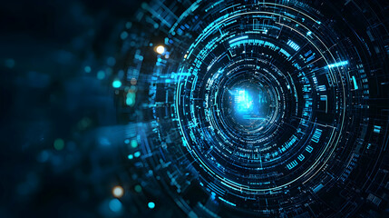 Obraz premium Abstract Digital Technology Graphic Design