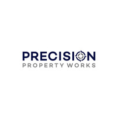 Editable Precision property company logo.Eps 10