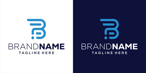 Creative FB Logo Design With Water Drops, Design Inspiration, Illustration, Vector