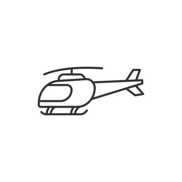 hellicopter air vehicles icon isolated on white background