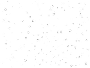 Vector illustration of a water droplet on glass, showcasing a textured background with a rain-inspired vector splash effect.