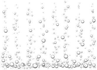 A vector illustration of fresh champagne flow with air bubbles, capturing the effervescent charm of a celebratory drink. Perfect for party themes!