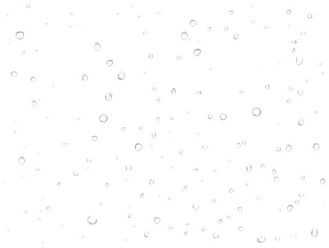 Vector illustration of a water droplet on glass, showcasing a textured background with a rain-inspired vector splash effect.