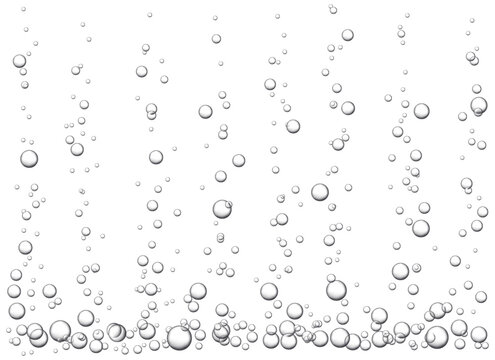 A vector illustration of fresh champagne flow with air bubbles, capturing the effervescent charm of a celebratory drink. Perfect for party themes!