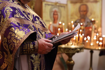 priest reading
