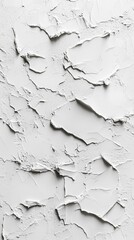 Naklejka premium Aged gray concrete wall texture shows a rough surface with a peeling paint pattern and cracked plaster