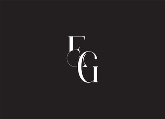 GE initial logo design and creative logo
