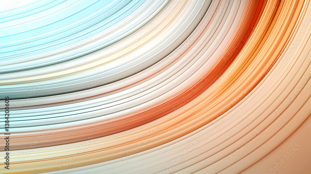 Aufkleber abstract background design with curving lines and colors