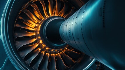 Jet Engine Close-up
