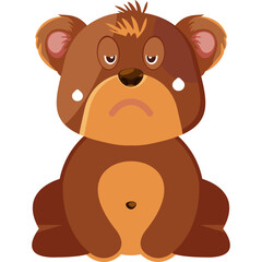 Obraz premium Disappointment Bear Icon