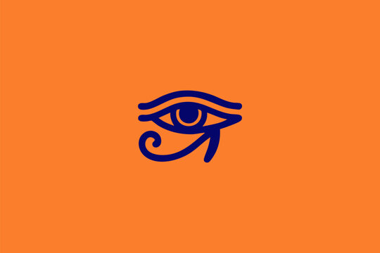 Eye of Horus Logo. ancient mysticism and protection with this Eye of Horus Logo. Inspired by the legendary Egyptian symbol, this design represents wisdom, vision, and spiritual strength.