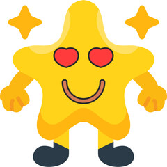 Smiley Star Icon