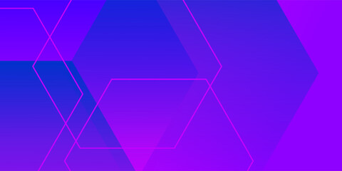 Obraz premium Abstract geometric purple modern stylish smooth dark banner background vector