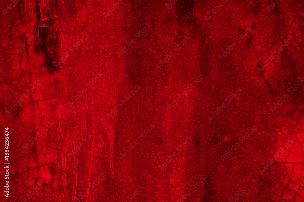 Poster Old wall texture cement black red  background abstract dark color design are light with white gradient background.