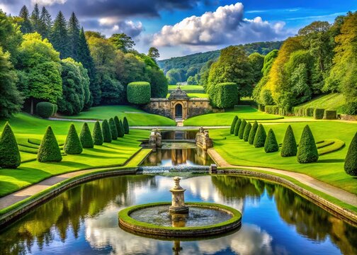 Studley Royal Water Gardens, Stunning Landscape Views