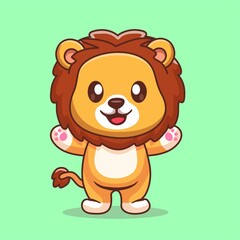 Lion Is Smiling Wide