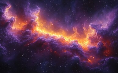 Fototapeta premium Cosmic Nebula Interstellar Cloud Stars Deep Space Galaxy Universe